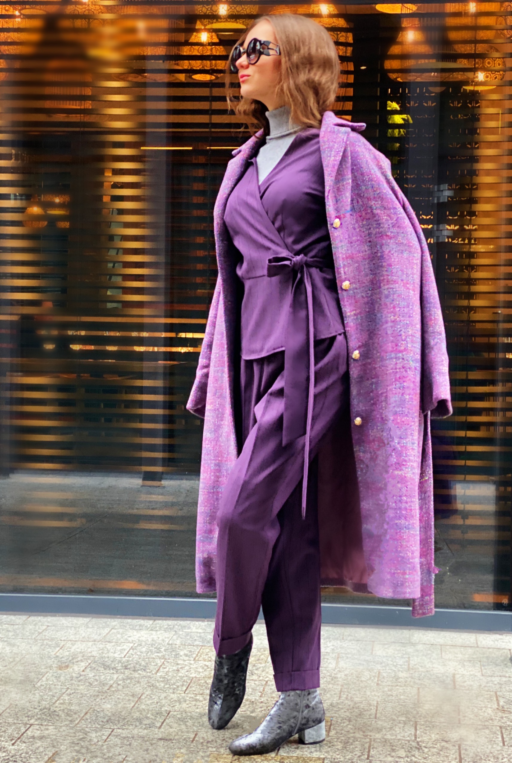 Lilac candy coat