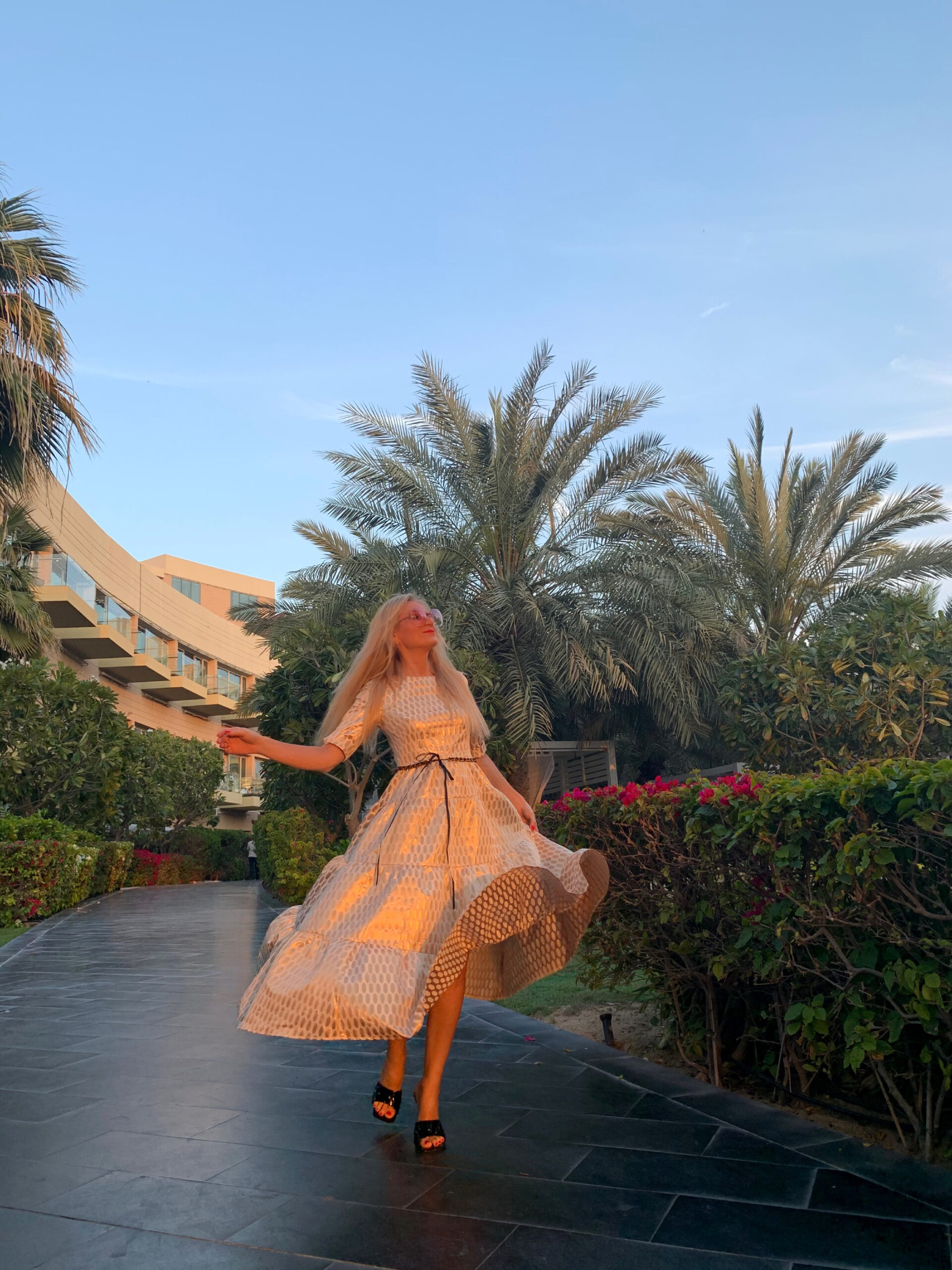Golden glory dress