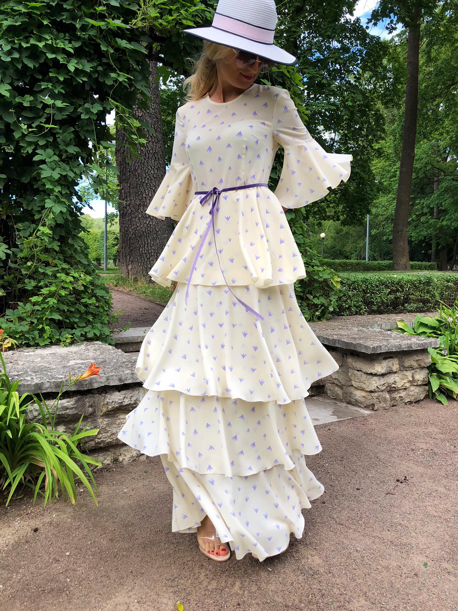 Beige long dress