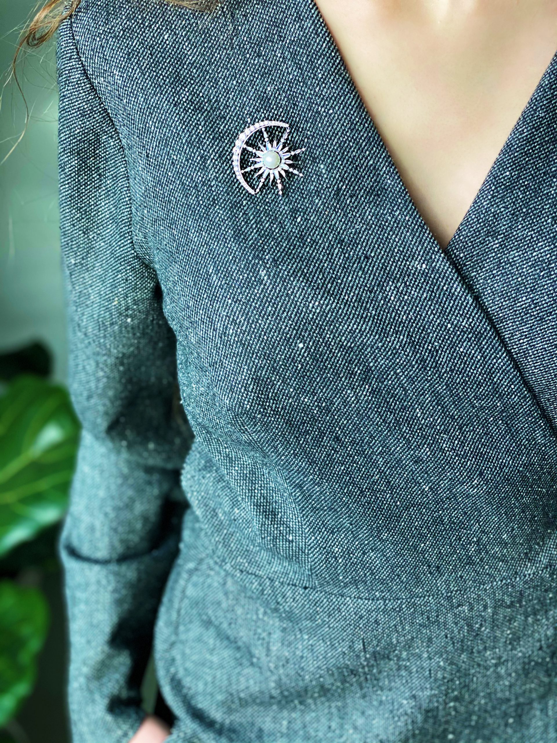 Wool grey costume