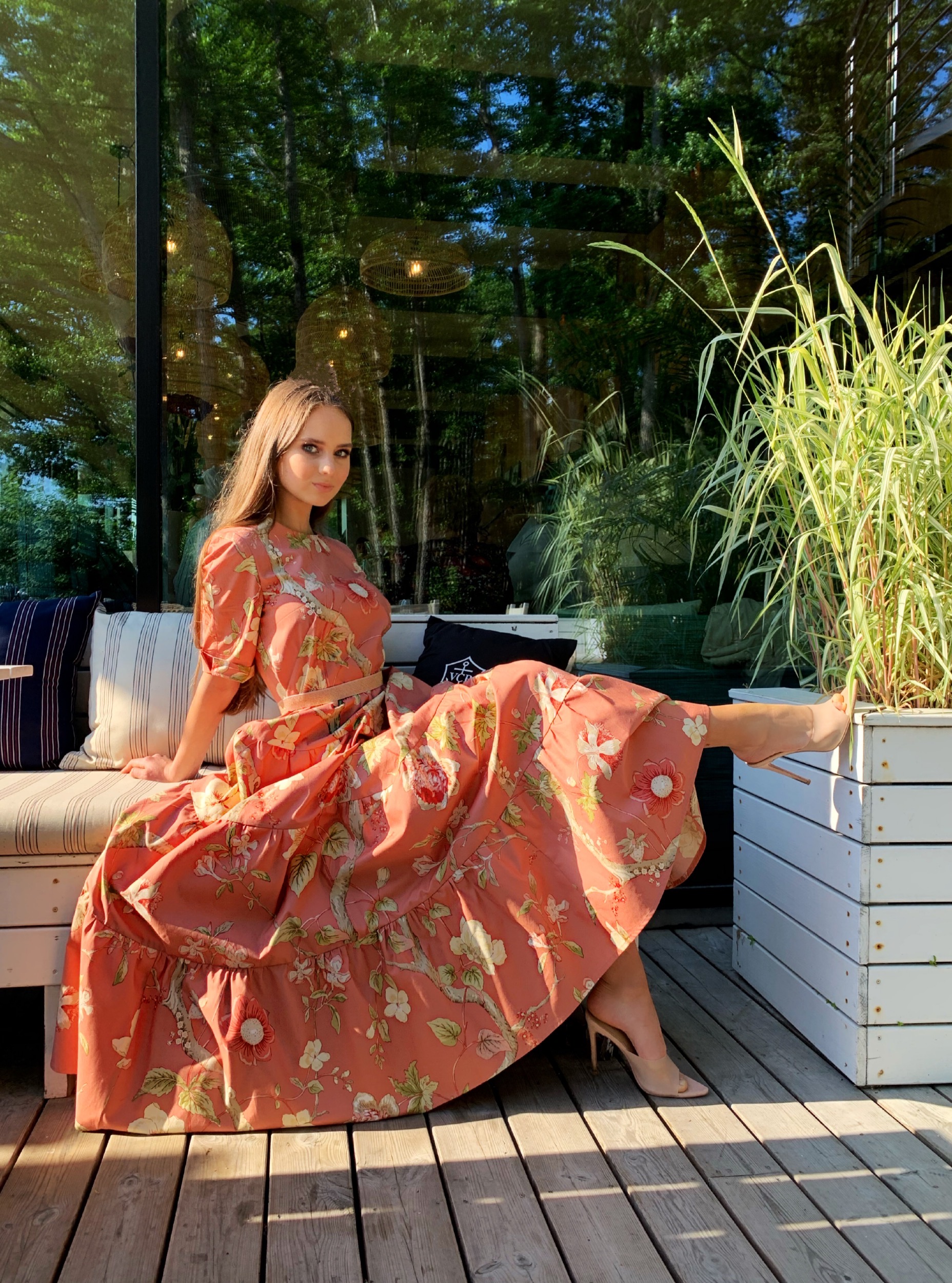 Terracotta Rose color dress
