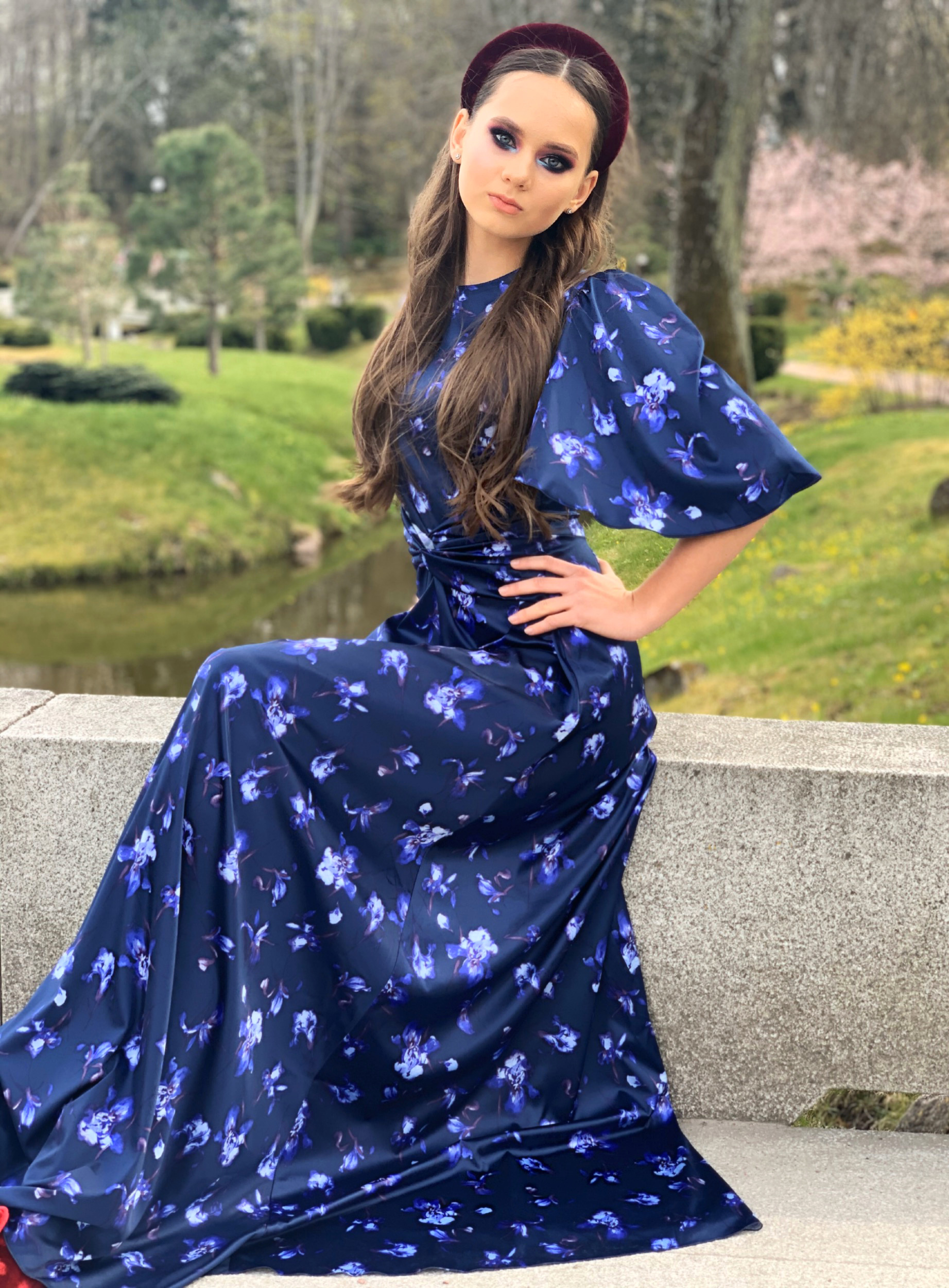 Secret Iris long dress