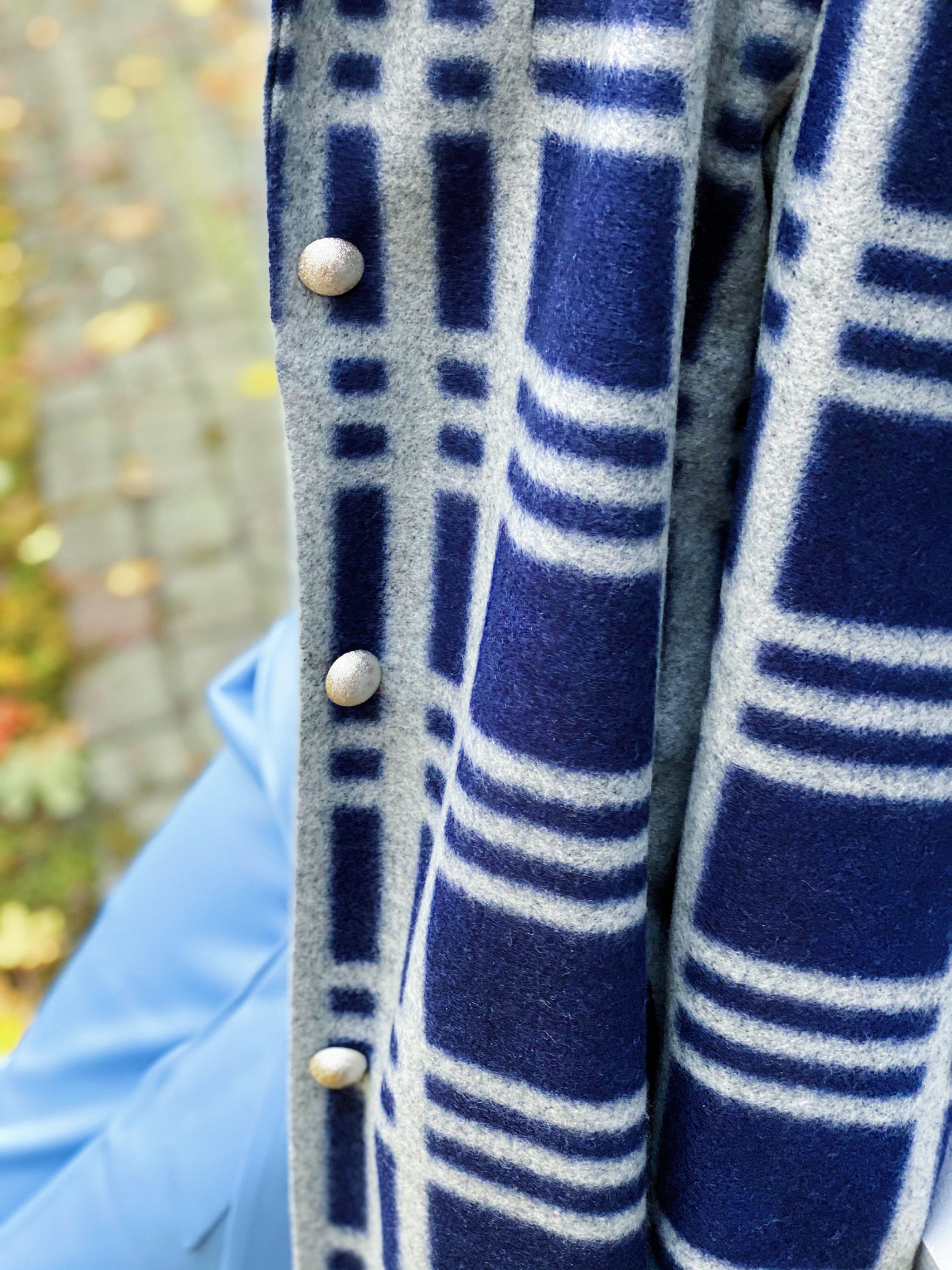 Blue grey coat