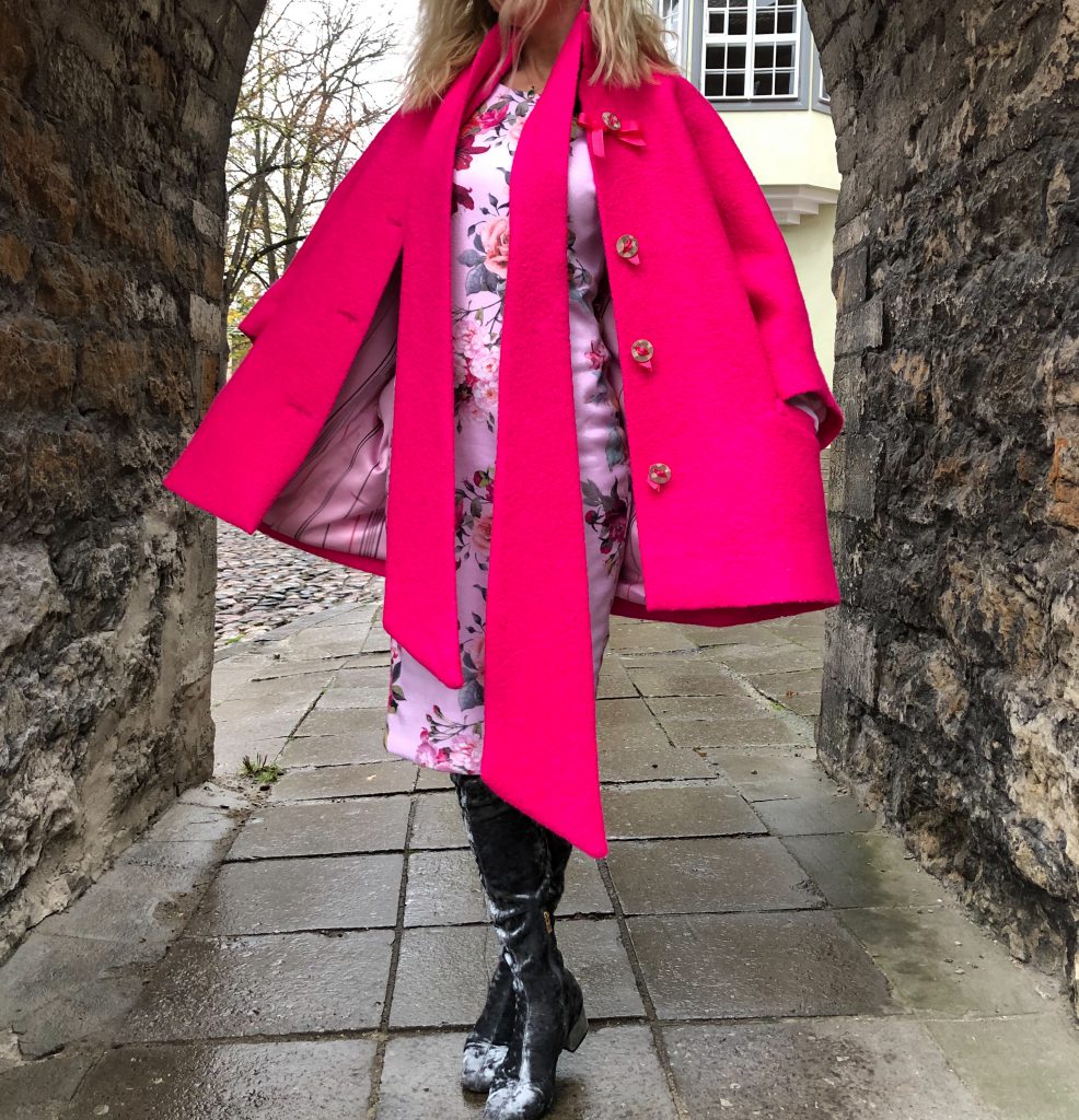 Fuchsia coat