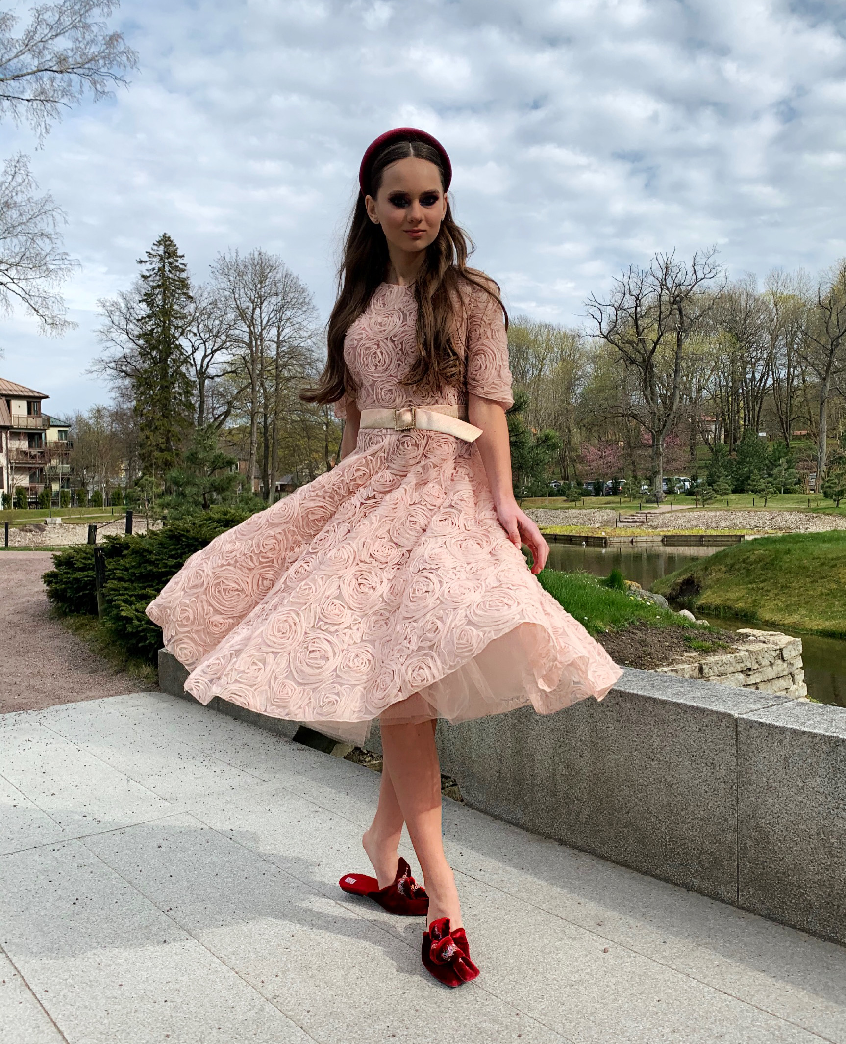 Blush Rose Cloud dress