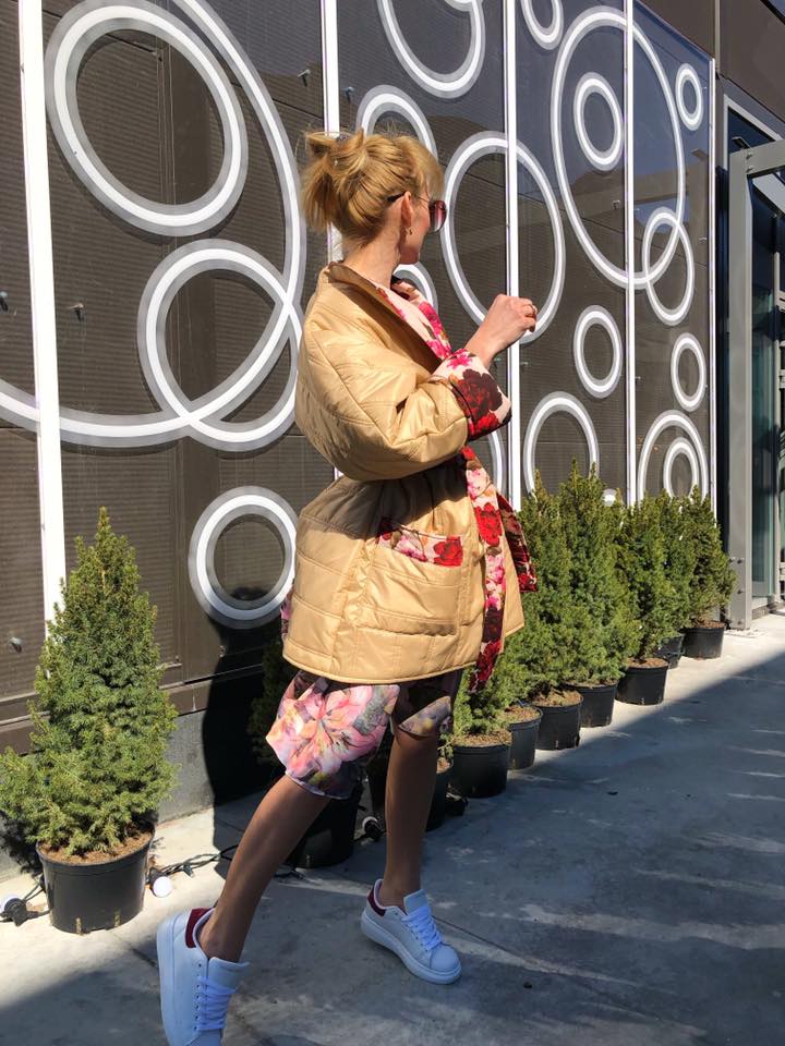 Beige coat