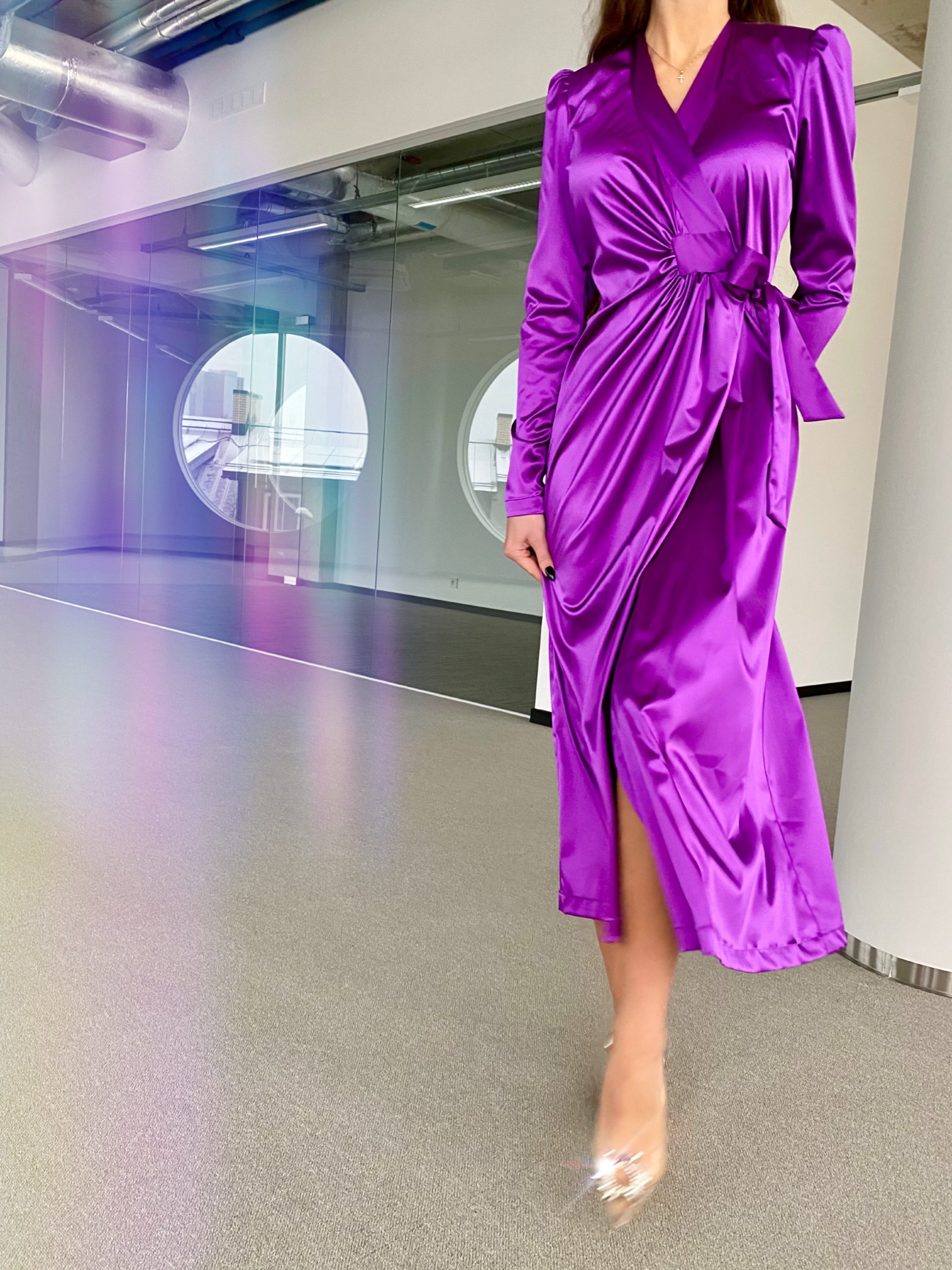 Silk satin amazing lilia dress