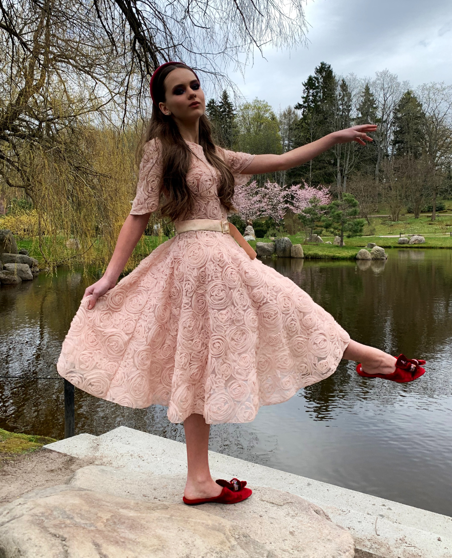 Blush Rose Cloud dress