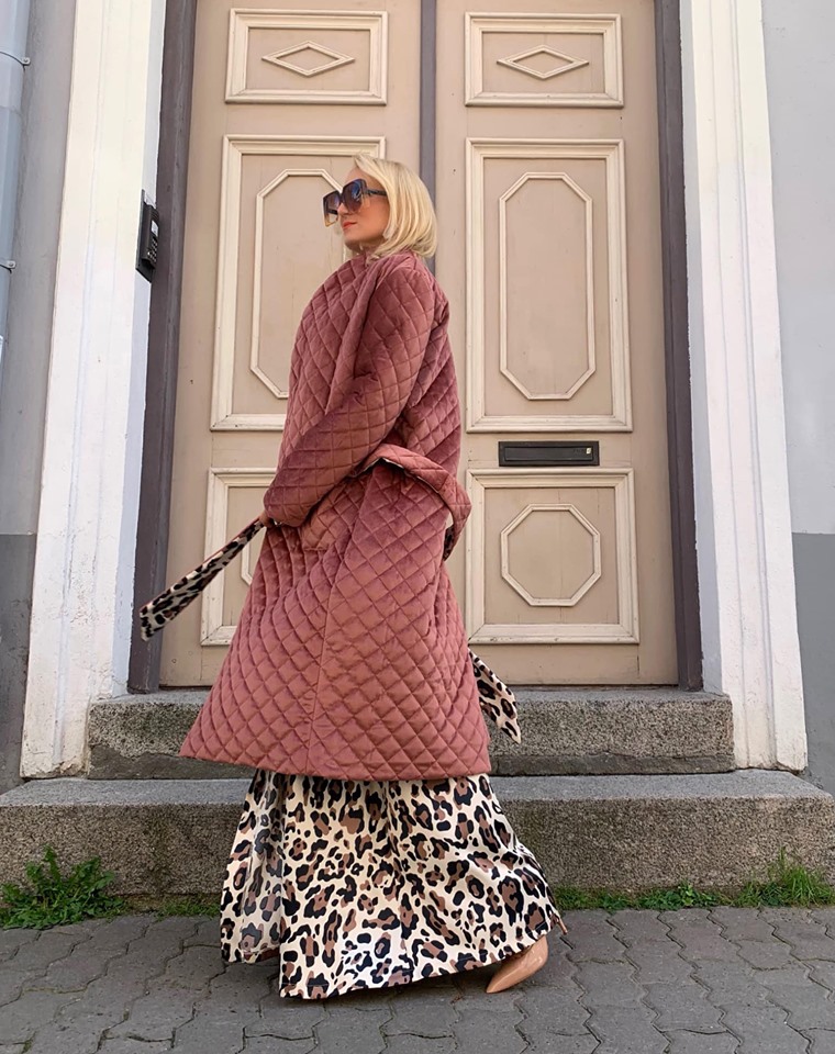 Dusty pink coat