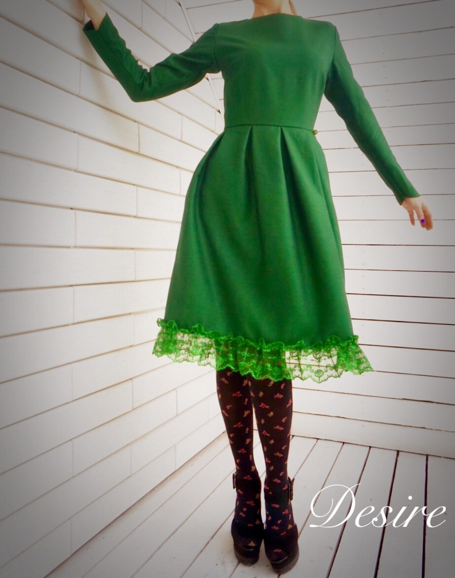 Green dress