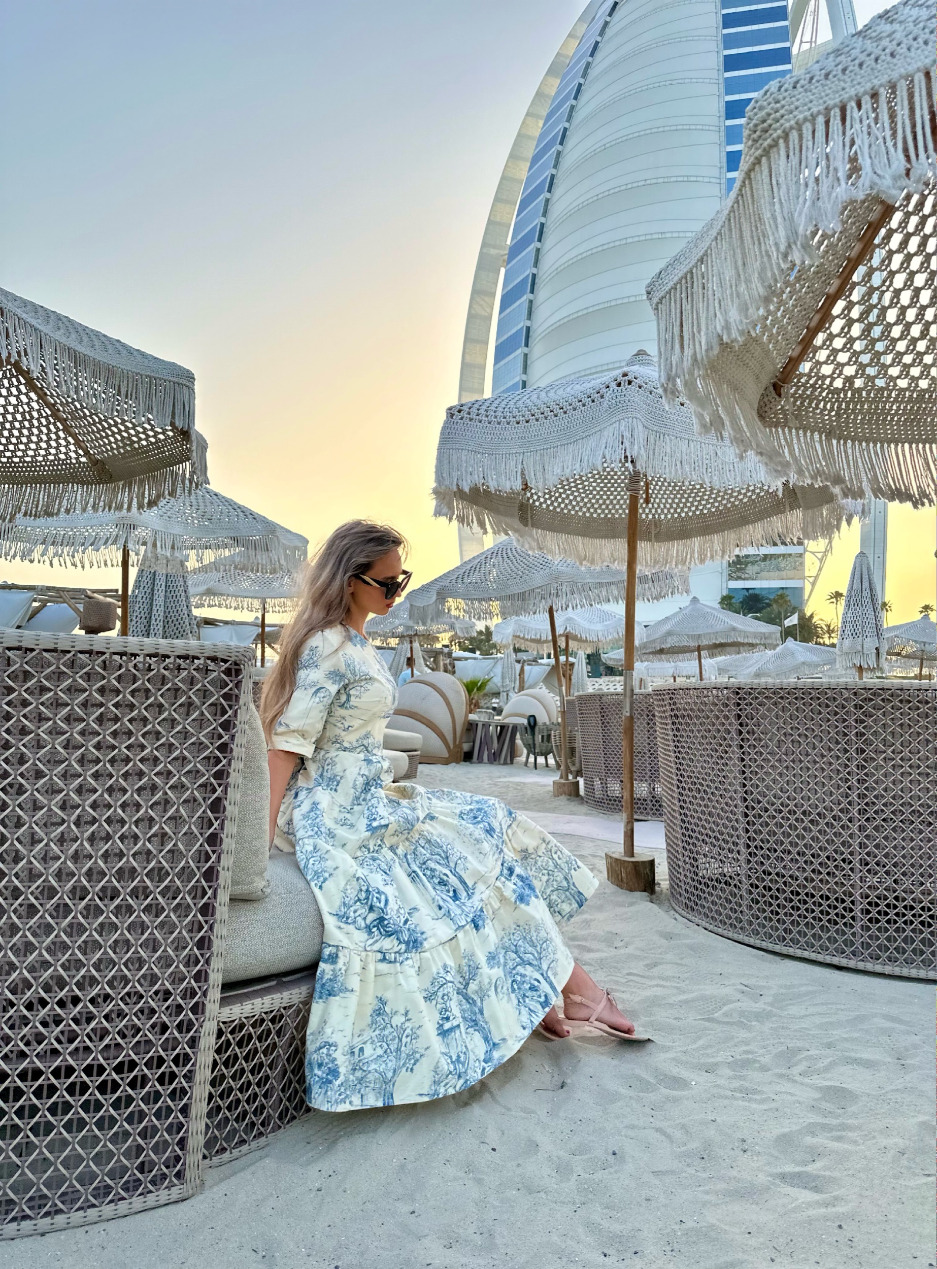 Renaissance creme blue cake dress
