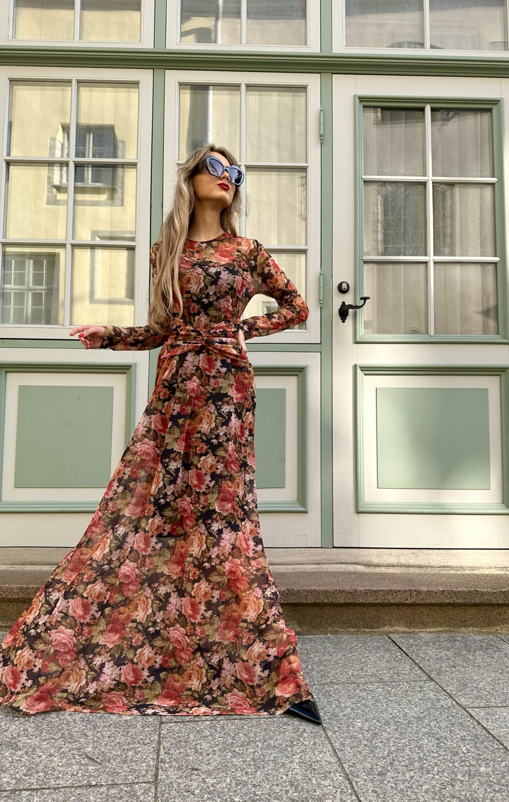 Vintage Roses long dress