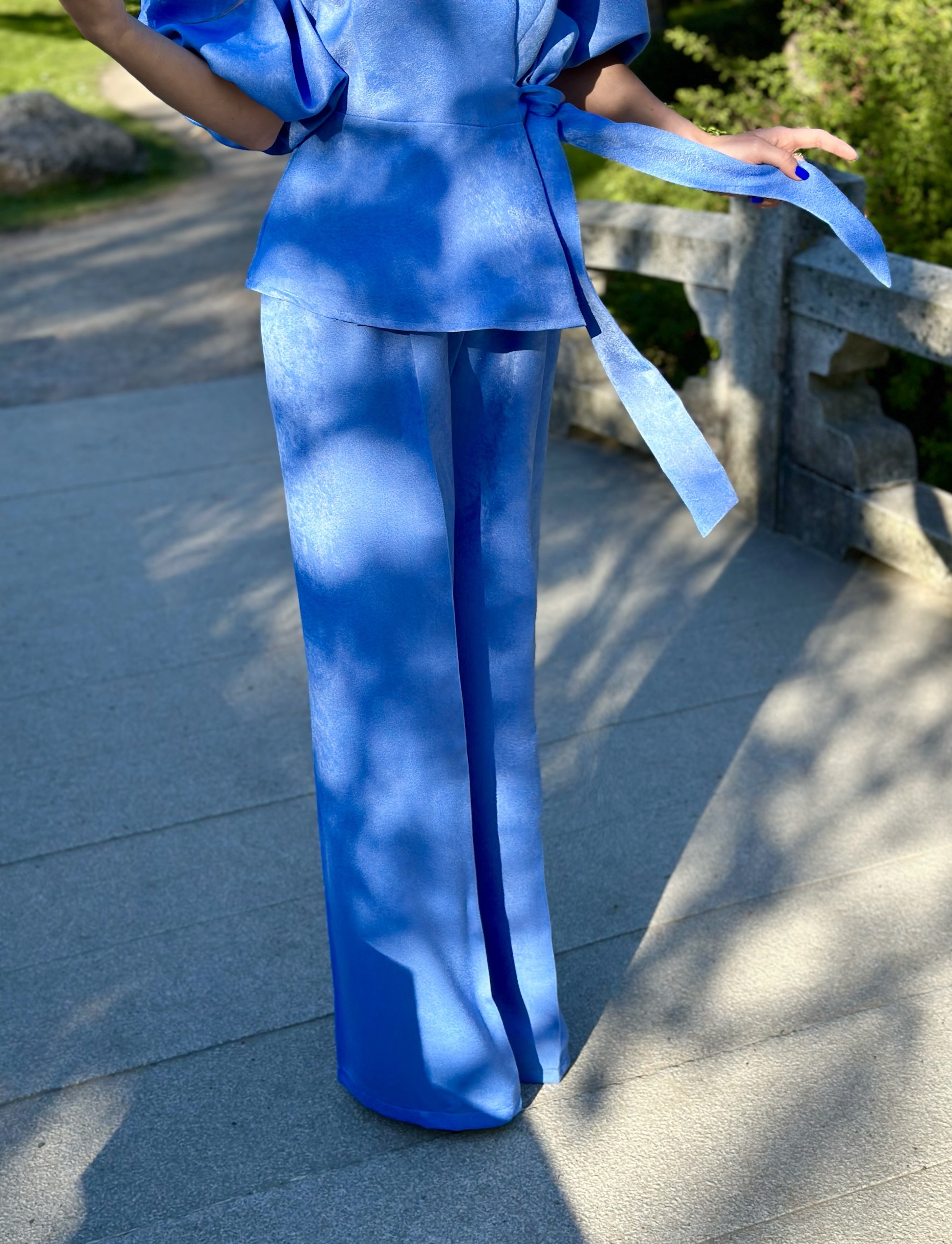 SKY BLUE COLOR LIGHT VELVET COSTUME