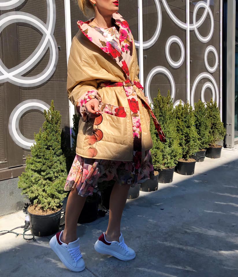 Beige coat