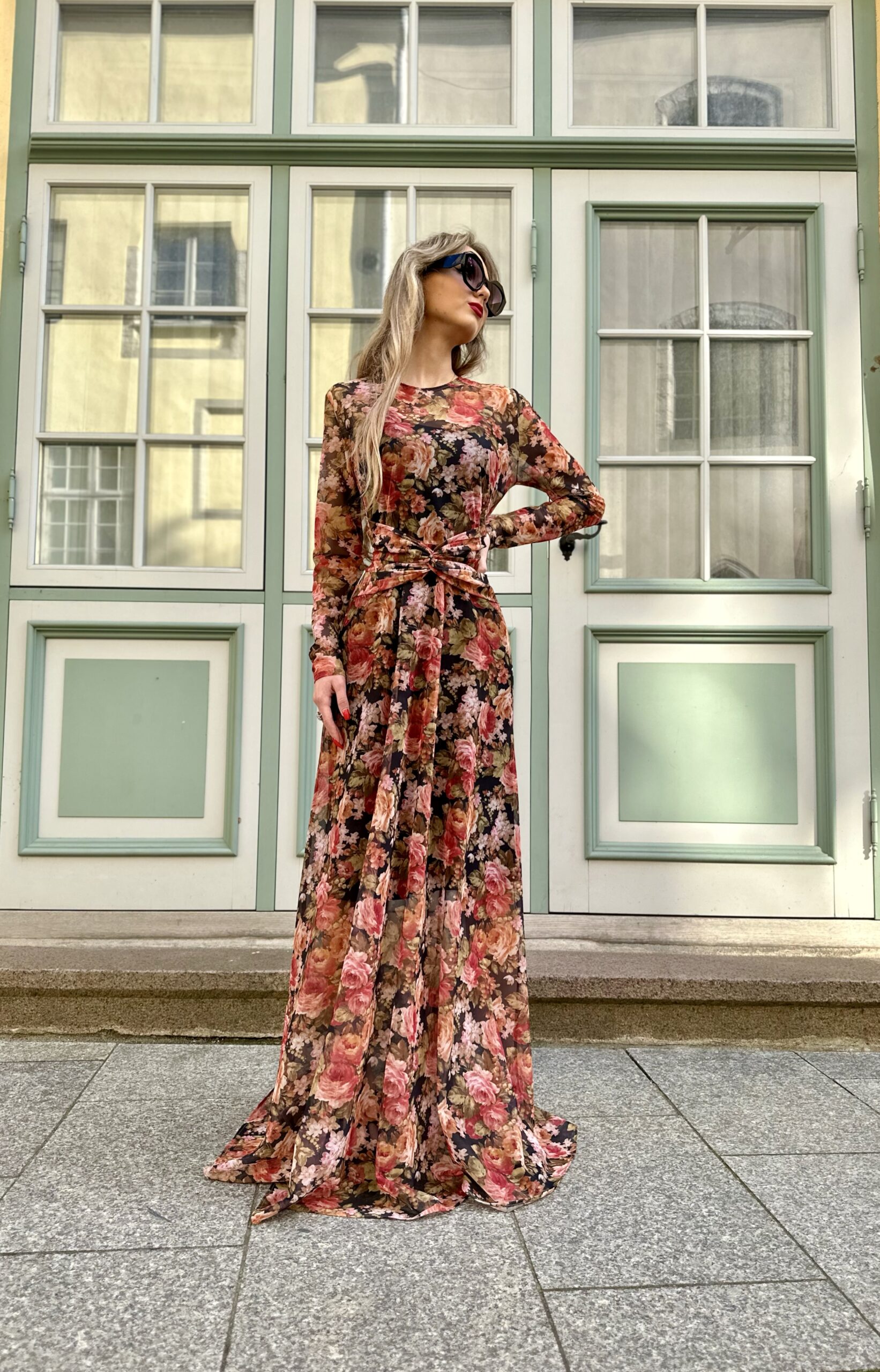 Vintage Roses long dress