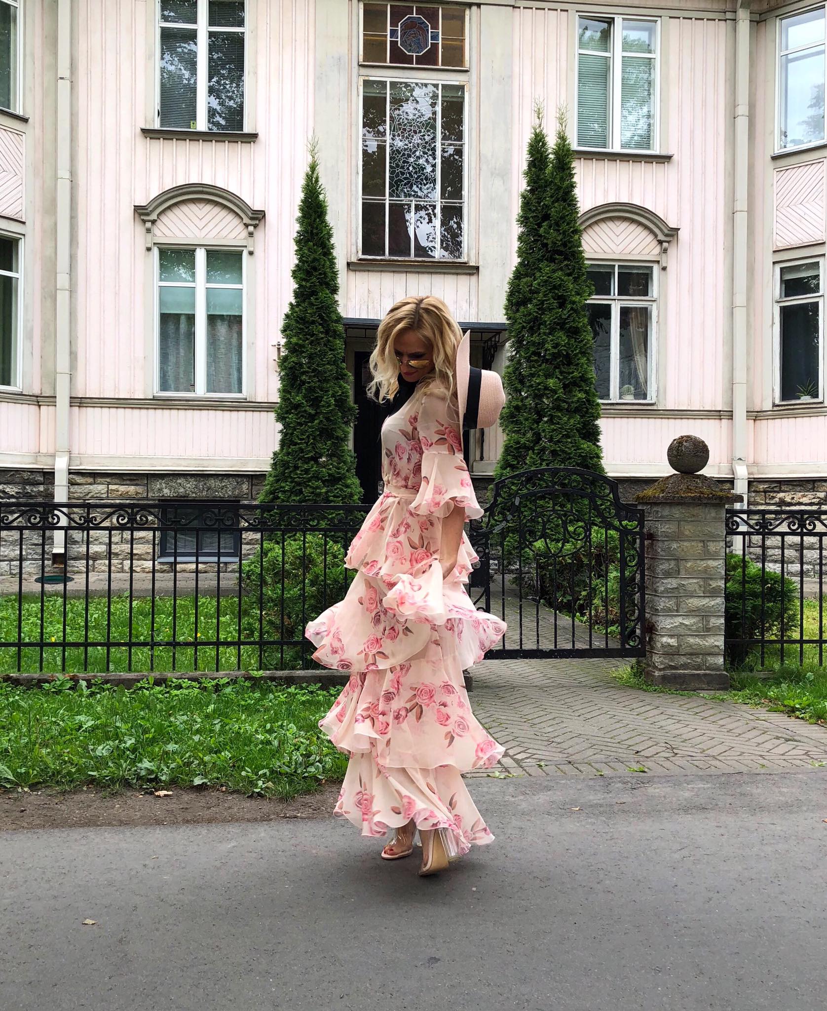 Soft roses dress