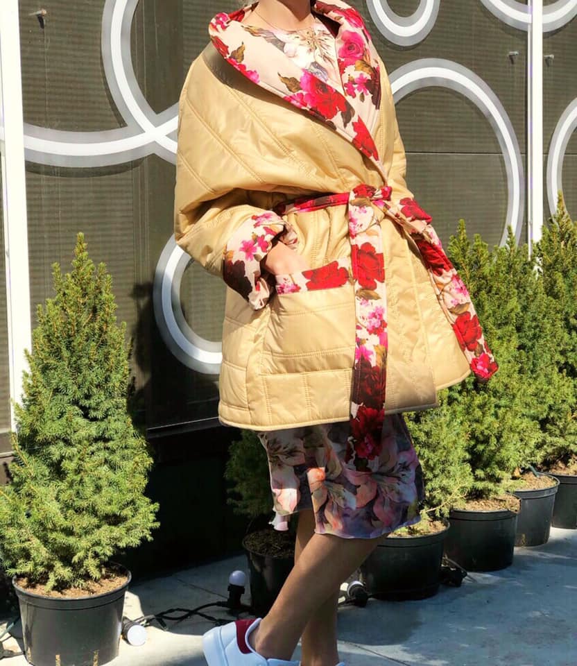 Beige coat