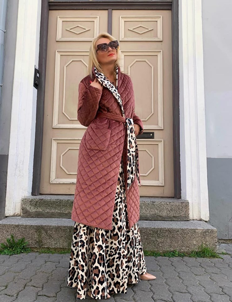 Dusty pink coat