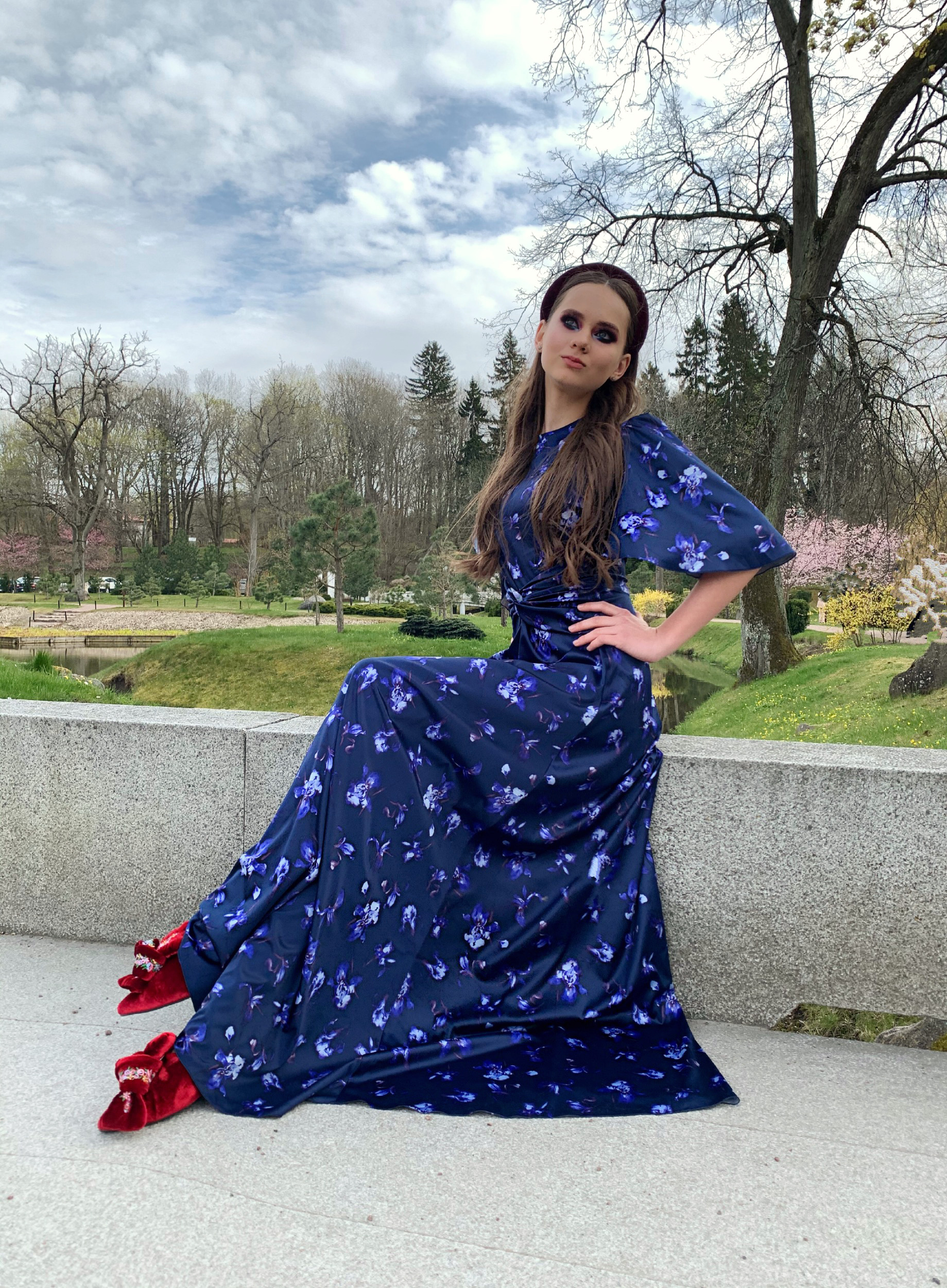 Secret Iris long dress