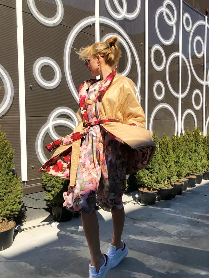 Beige coat